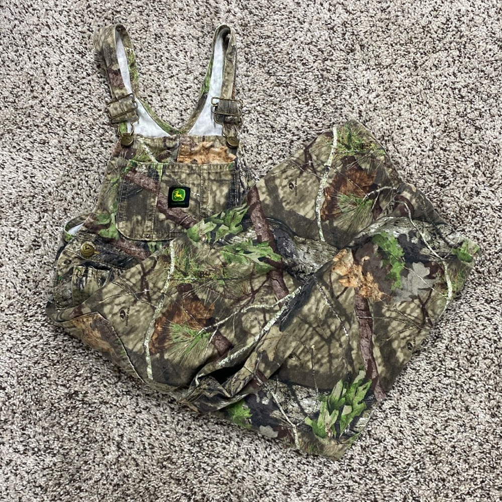 John Deere Overalls Camo Print Mossy Oak 5 Little Boy
